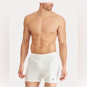 Polo by Ralph Lauren Men's Classic White Boxers | Sz L - 3 pair